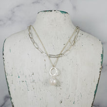 Baroque Pearl Pendant - sterling silver