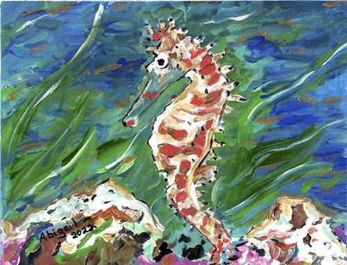 Little Seahorse Note Card Set