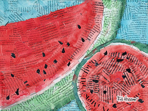 Summer Watermelon - Notecard