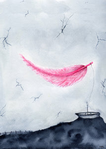 New Worlds - A Shocking Softness of Sudden Hope (Framed Print)