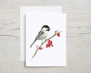Chickadee Card