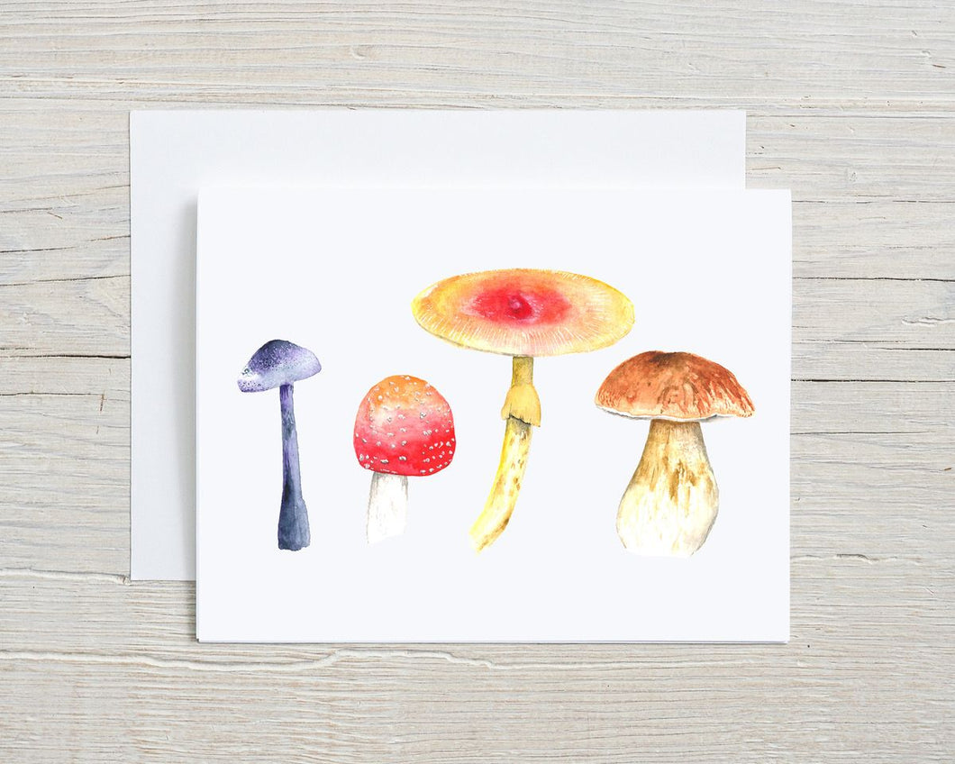 Fall Mushrooms Greeting Card
