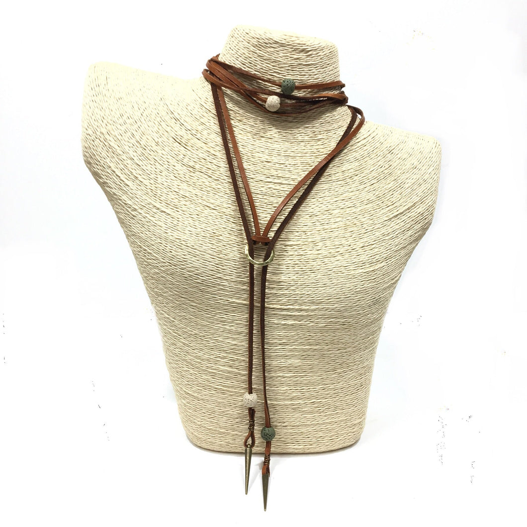 Long Convertible Wrap Necklace/Bracelet