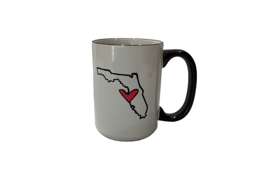 Florida with Heart Coffee Mug