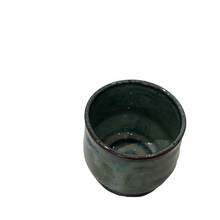 Pottery Blue Coffee Mug, no handle