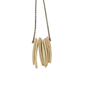 Coconut Sticks Diffuser Necklace - Short