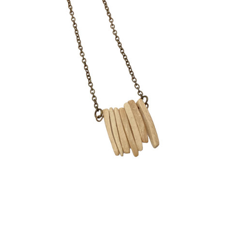 Coconut Sticks Diffuser Necklace - Long
