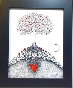 Creatures of the Heart - The Great Tree (Framed Print)