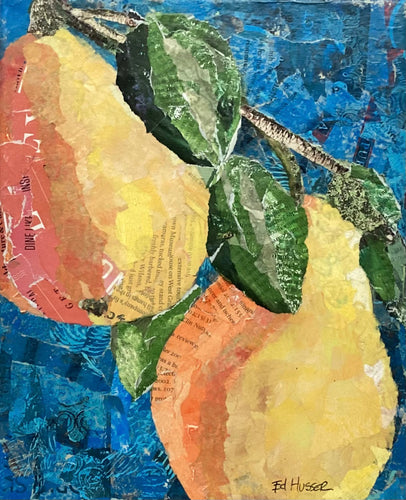 Golden Pears Painting