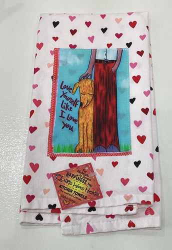 #130 Tea Towel - Love Yourself