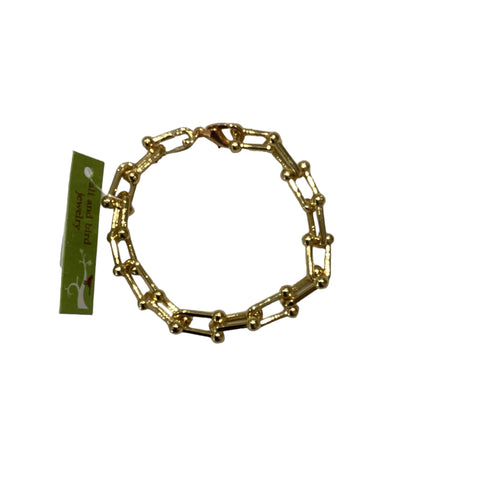 Large Horsebit Chain Bracelet