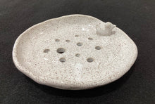 5" Round Soap Dish with a Decorative Small Frog.