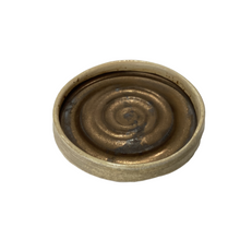 Pottery Spiral Spoon Rest Plate