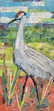 Grey Crane Painting