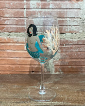 8 oz. Hand Painted Wine Glass