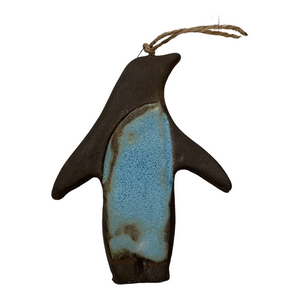 Pottery Penguine Ornament