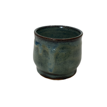 Pottery Blue Coffee Mug, no handle