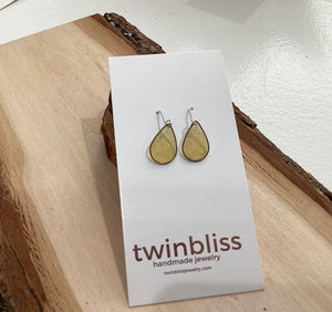 Sparkle + Shine Earrings - Small Yellow Drop