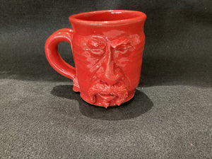 Face Mug with Mustache
