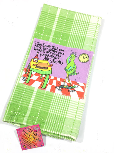 #235 Tea Towel - Early Bird