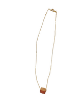 Short Diffuser Necklace - Wood Hex