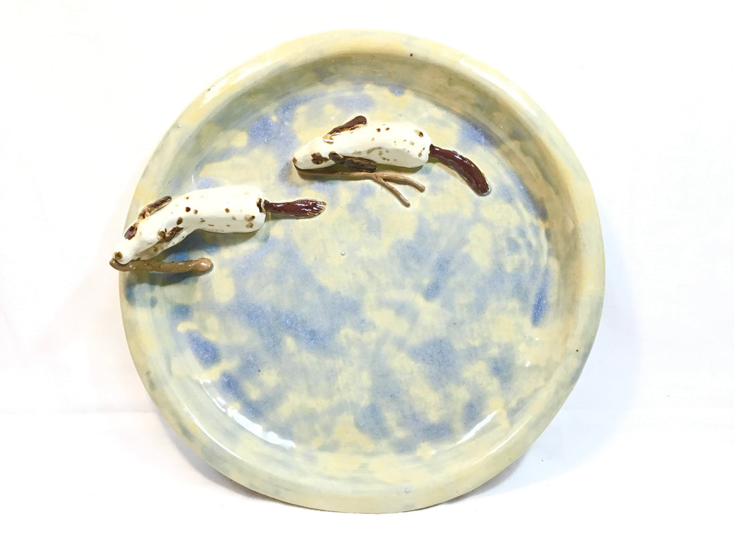 Swimming Dog Plate