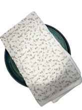 Flower Bud Print Tea Towel