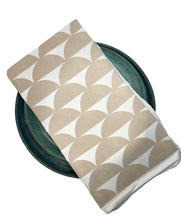 Semi Circle Print Tea Towel