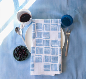 Geometric Print Tea Towel