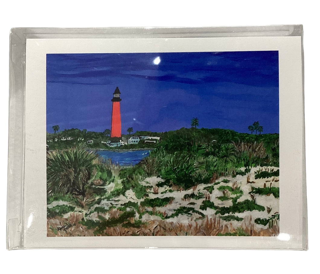 Lighthouse from Dog Park - Note Card Set
