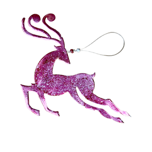 Whimcycle Designs Ornaments - Red Reindeer
