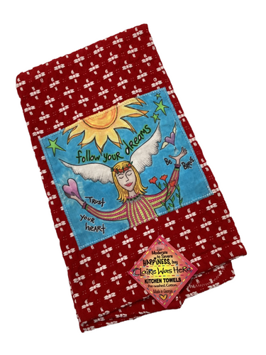 #129 Tea Towel - Follow Dreams