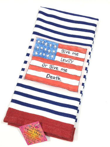 #222 Tea Towel - Give Me Levity