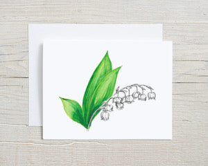 Lilly of the Valley Greeting Card