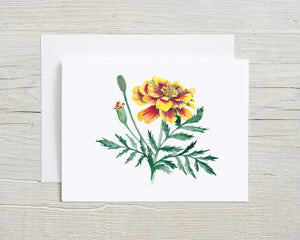 Marigold Greeting Card