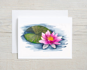Water Lilly Greeting Card